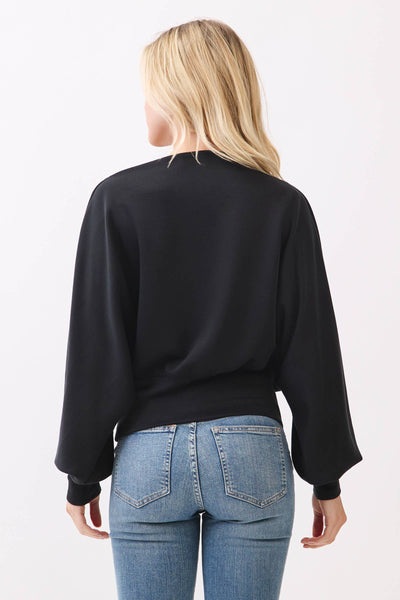 Modal Jersey Boat Neck Long Sleeve Top