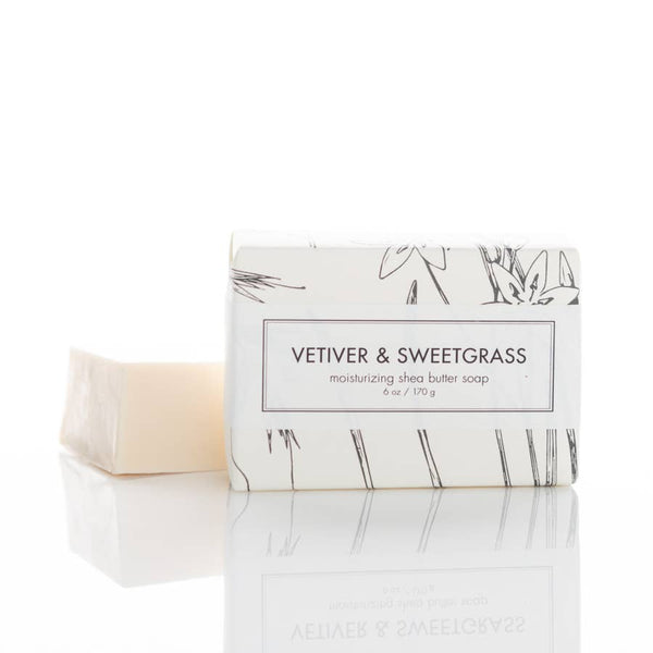 Vetiver & Sweetgrass Shea Butter Soap - Bath Bar