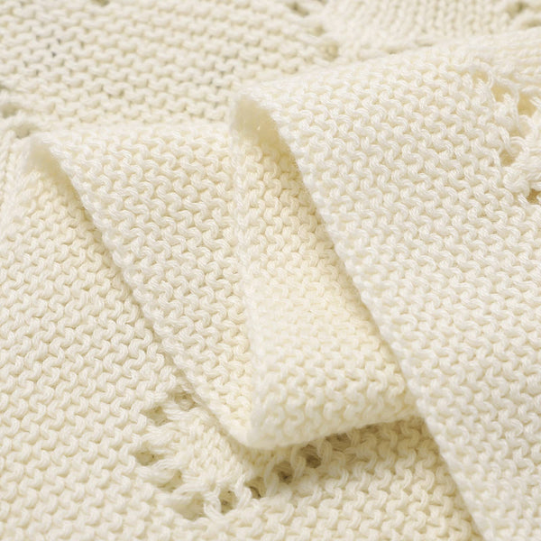 Luxury Cotton Receiving Swaddle Baby Blanket - Heart