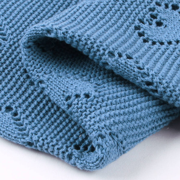 Luxury Cotton Receiving Swaddle Baby Blanket - Heart