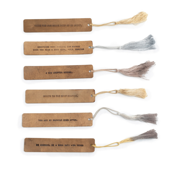 Leather Bookmarks