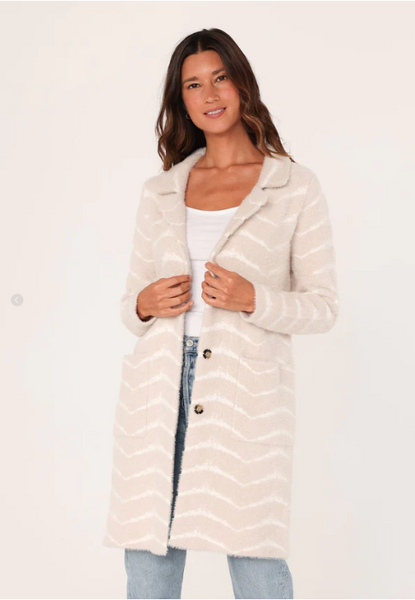 Lafayette Fuzzy Coatigan