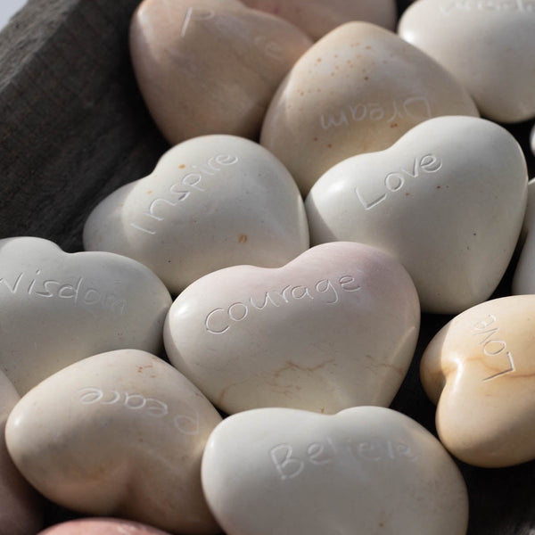 Flat Word Hearts