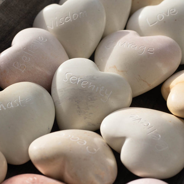 Flat Word Hearts