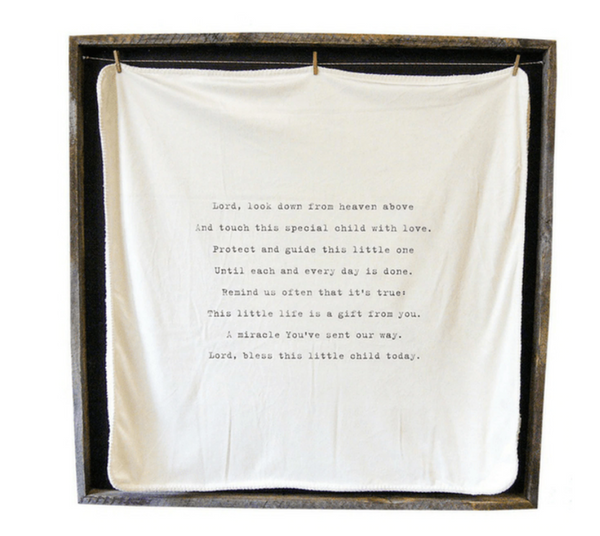 Lord look down baby blanket adored boutique
