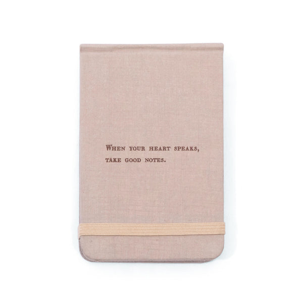 Fabric Notebooks - Choose from different quotes
