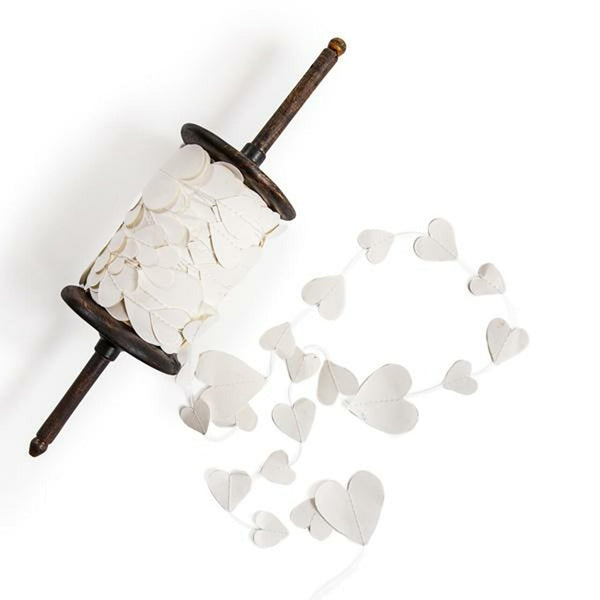 82 Foot Paper Heart Garland