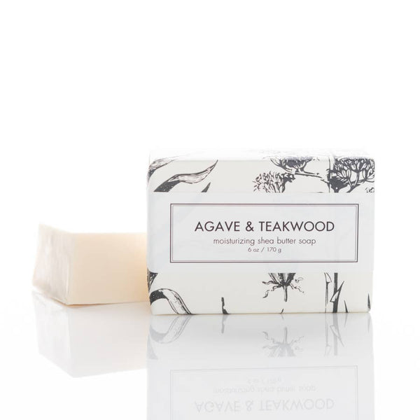 Agave & Teakwood Shea Butter Soap - Bath Bar