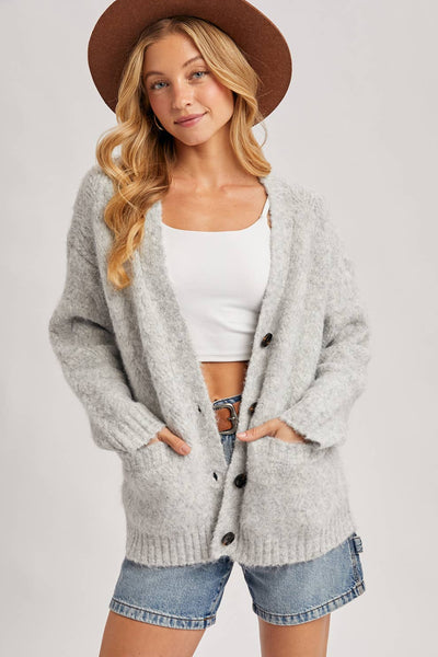 Cozy Days Button Sweater