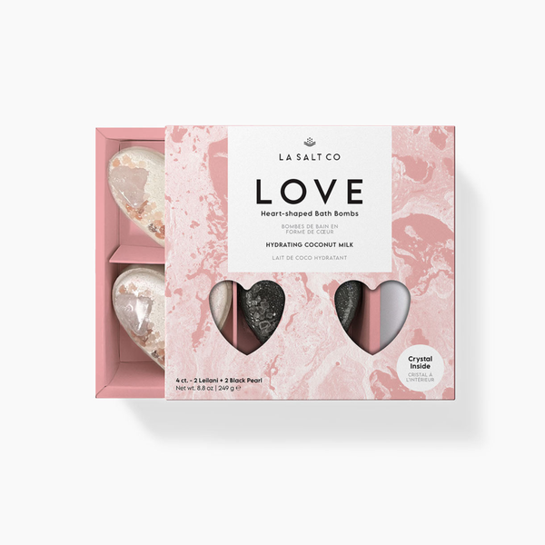 Love Heart Bath Bomb Set