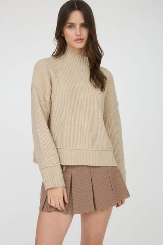 Split Hem Pullover Sweater