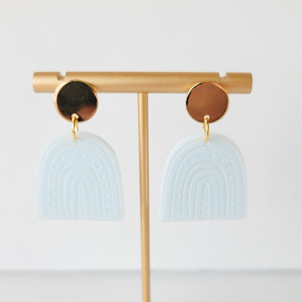 Blue Skies Arc Earrings