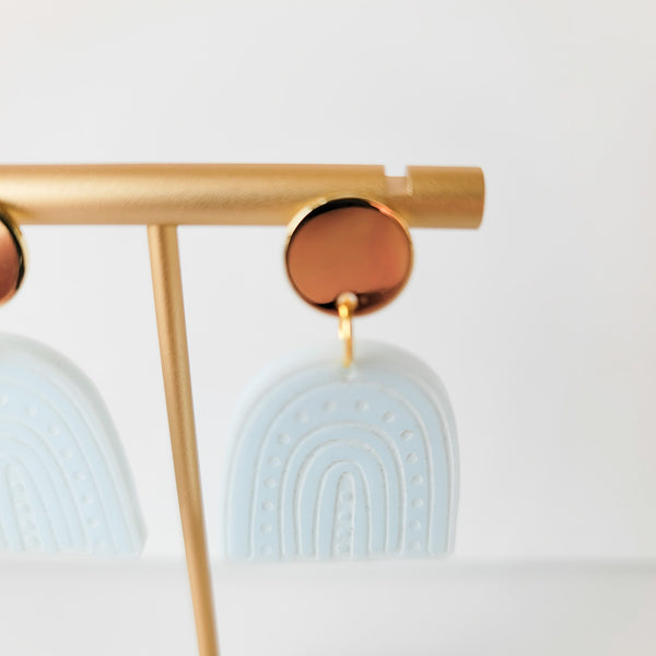 Blue Skies Arc Earrings