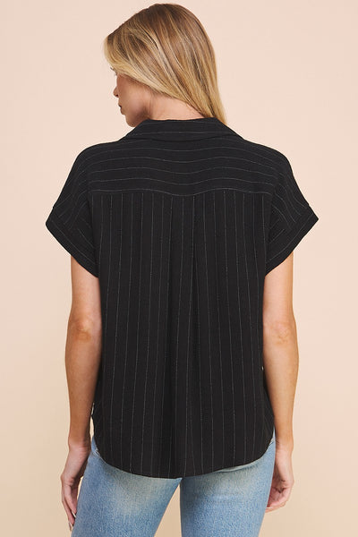 Linen After Hours Stripe Dolman