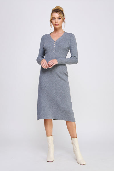 Fine Gauge Maxi Sweater Dress
