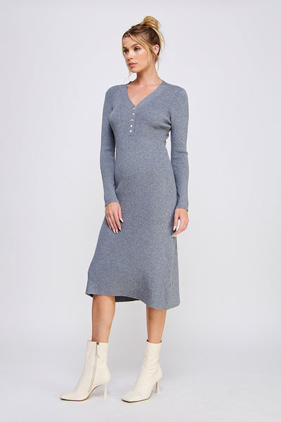 Fine Gauge Maxi Sweater Dress