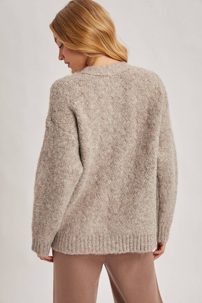 Cozy Days Button Sweater