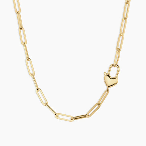 Heart Padlock Necklace