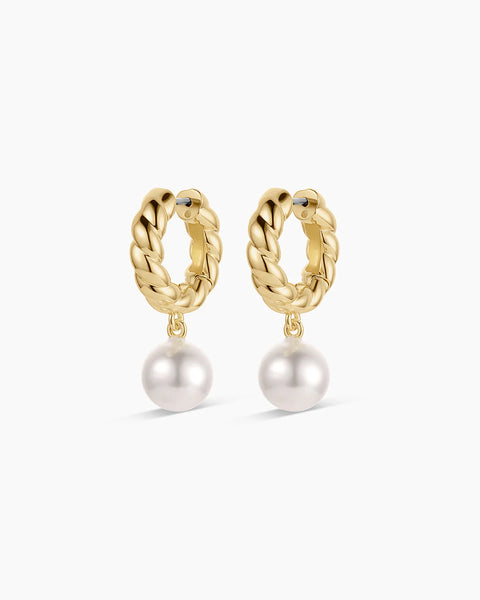 Crew Pearl Hoops