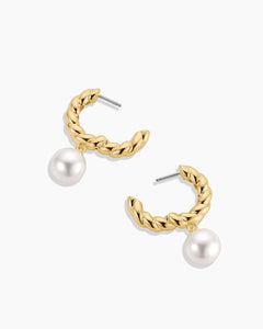 Crew Pearl Hoops