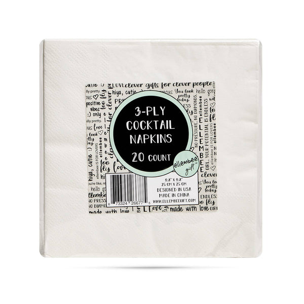 Yesterday I quit drinking but tonight Cocktail Napkins