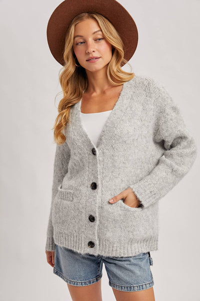 Cozy Days Button Sweater