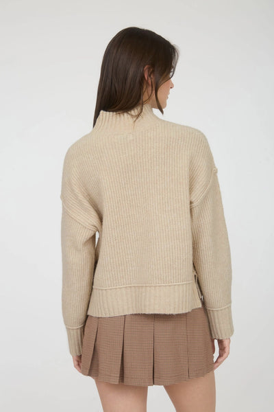 Split Hem Pullover Sweater