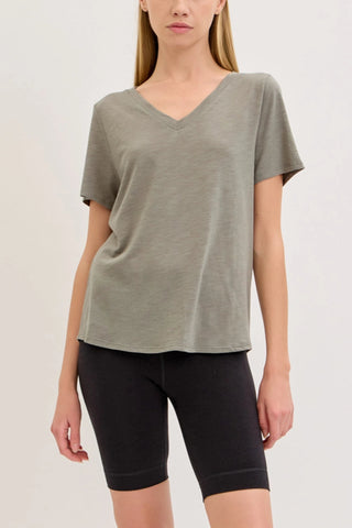 Bamboo Cotton V-Neck