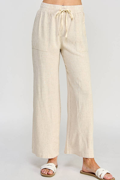 Serene Breeze Linen Wide-Leg Pants