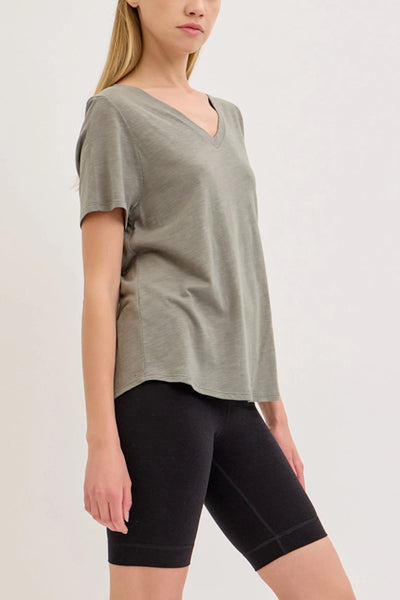 Bamboo Cotton V-Neck
