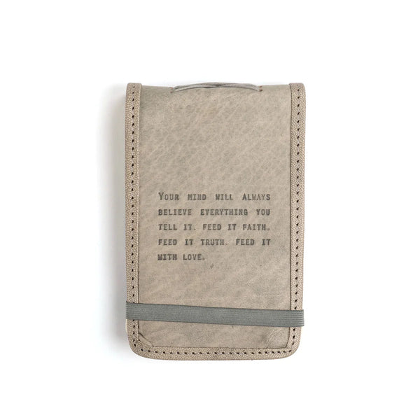 Mini Leather Journals - Stone