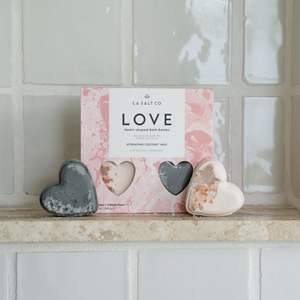 Love Heart Bath Bomb Set