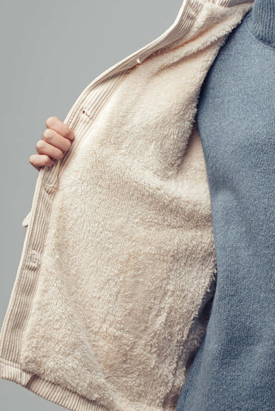 Sherpa Lined Corduroy Shacket