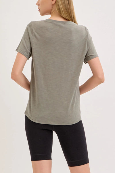 Bamboo Cotton V-Neck