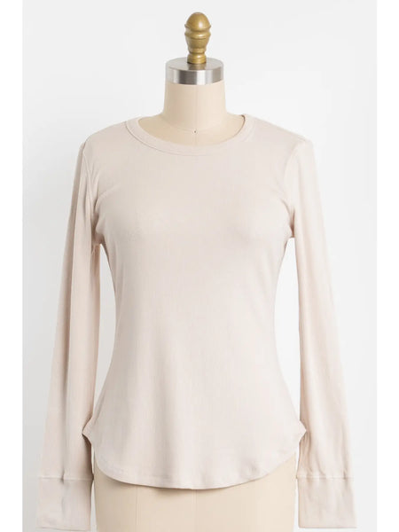 The Essential Ribbed Long Sleeve - Adored A Lovely Boutique