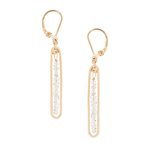 Lyric | Gold Filled Handmade Earrings | Herkimer Diamonds