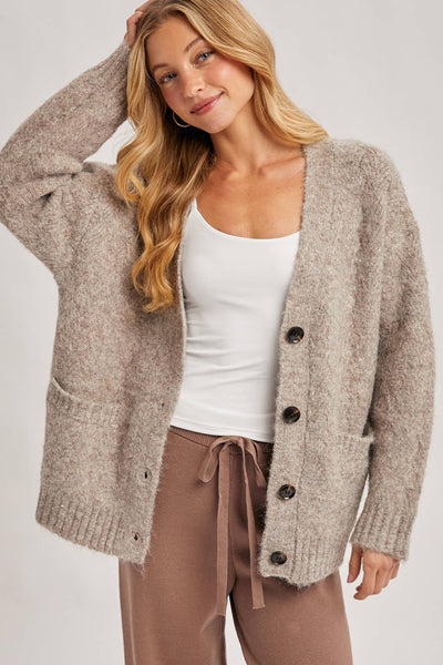 Cozy Days Button Sweater