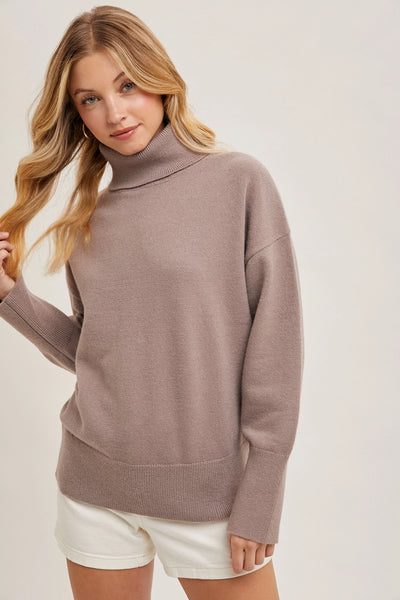 Knit Turtle Neck Sweater