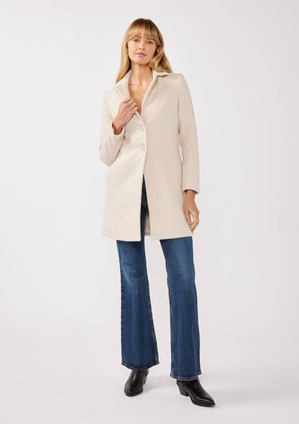 Chevron Side Pocket Coat