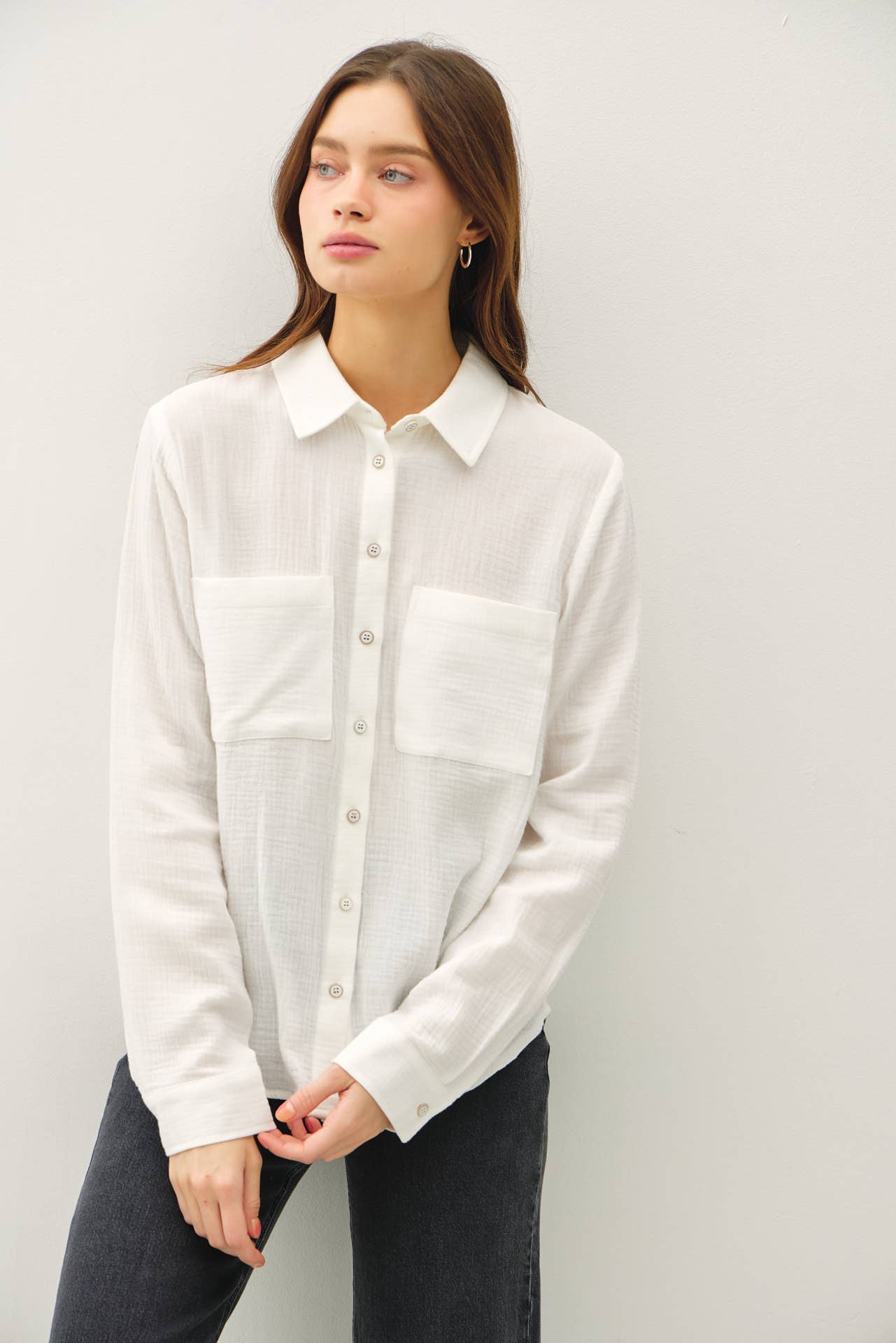 Willa Long Sleeve Button Up