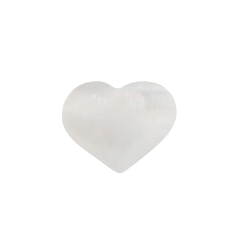 Small Selenite Crystal Heart