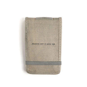 Mini Leather Journals - Stone