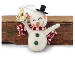 Felt Snowman Ornaments