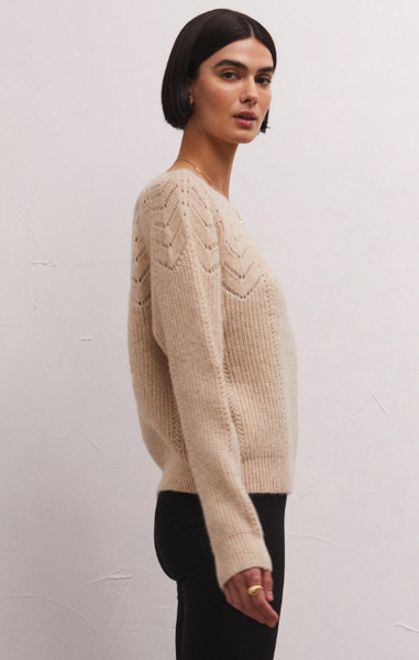 Sabine Pointelle Sweater