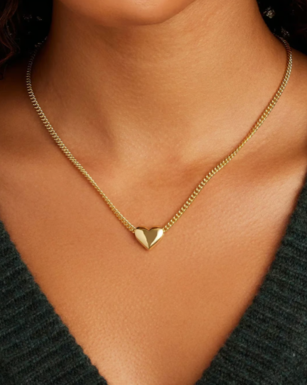 Lou Heart Pendant Necklace