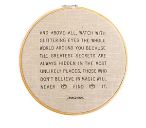 Embroidery Hoop- And Above All