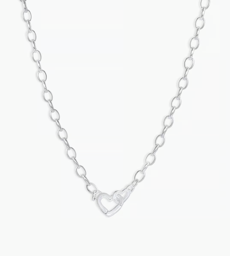 Parker Heart Mini Necklace- Silver