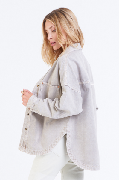 Gina Denim Shirt Jacket