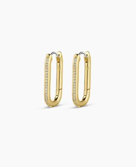 Zoey Shimmer Hoops