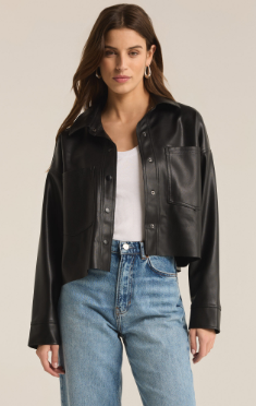 All Day Faux Leather Coat